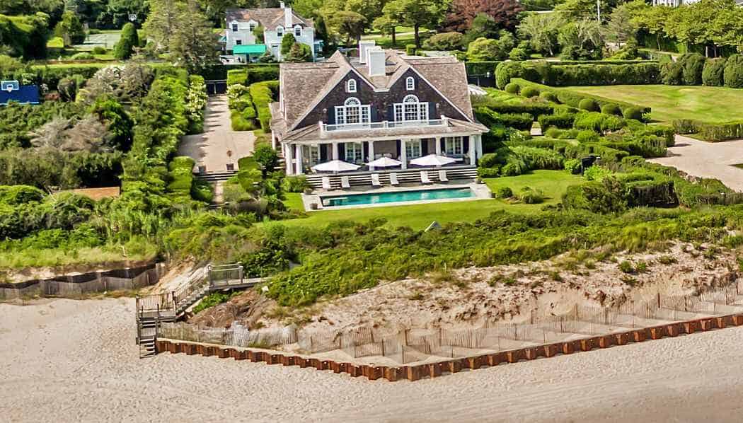 Manson on a waterfront hillside