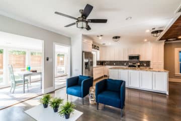 Open floor plan design