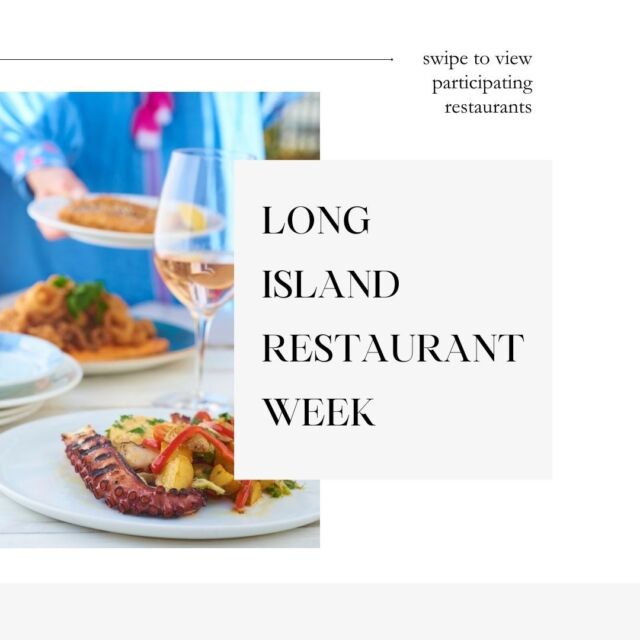 Dive into a week-long celebration of exquisite dining experiences with Long Island Restaurant Week! From gourmet feasts to hidden gems, this is your passport to a world of flavors. The culinary adventure lasts now through Sunday, February 4th. [link in bio]