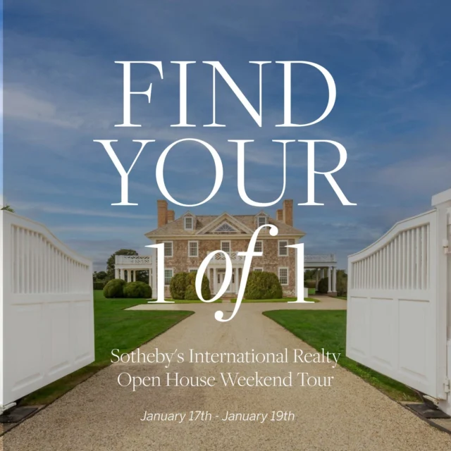 Sotheby’s International Realty invites you to an exclusive Open House tour this weekend. Discover a unique selection of properties and uncover your one-of-a-kind home. [link in bio]