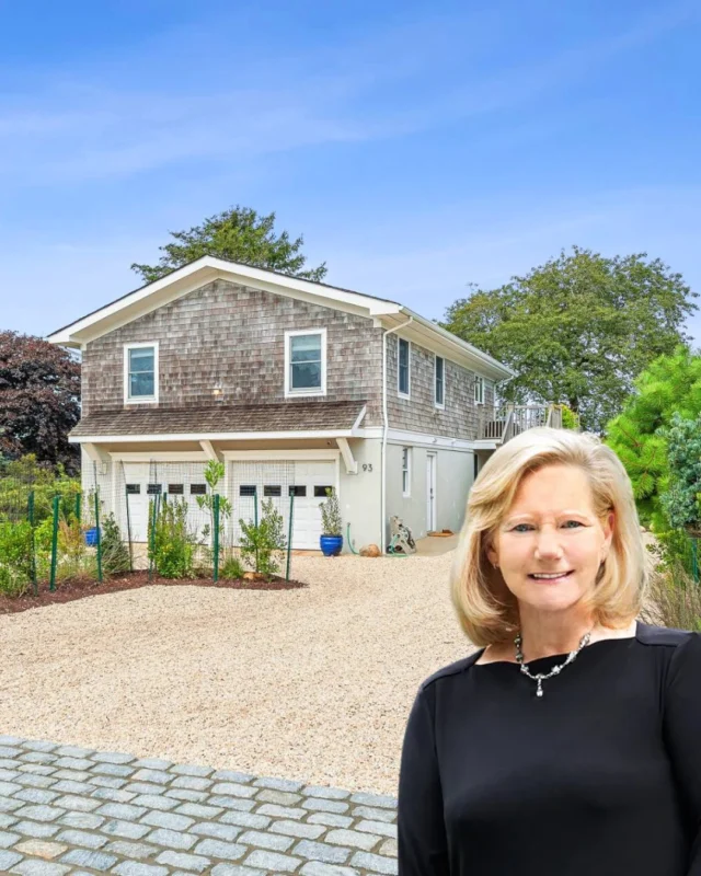 This meticulously updated beach home boasts 4 bedrooms, 2 baths, lovely lake views, and sunset vistas from both living area and full length upper deck all on a .21± acre parcel. A 1,942± sq.ft. upside-down design, 93 Benson Drive comes fully furnished and has all you need for year-round enjoyment. Represented by @montaukbrokeratcorcoran of @thecorcorangroup. [link in bio]