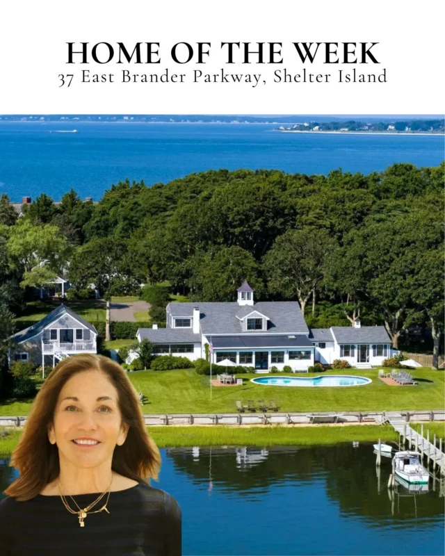 Tucked along the shoreline of West Neck Harbor, this Shelter Island retreat offers a rare opportunity for relaxed waterfront living. ☀️⚓ With a waterside pool, deep water dock, guest cottage, and 220± feet of bulkhead frontage, every inch of the property is designed to embrace the outdoors. Inside, rich architectural details, sun-filled rooms, and elegant entertaining spaces blend comfort with character, making this a true summer escape.

37 East Brander Parkway, Shelter Island

Represented by Rebecca Shafer @myshelterisland of @thecorcorangroup [link in bio]