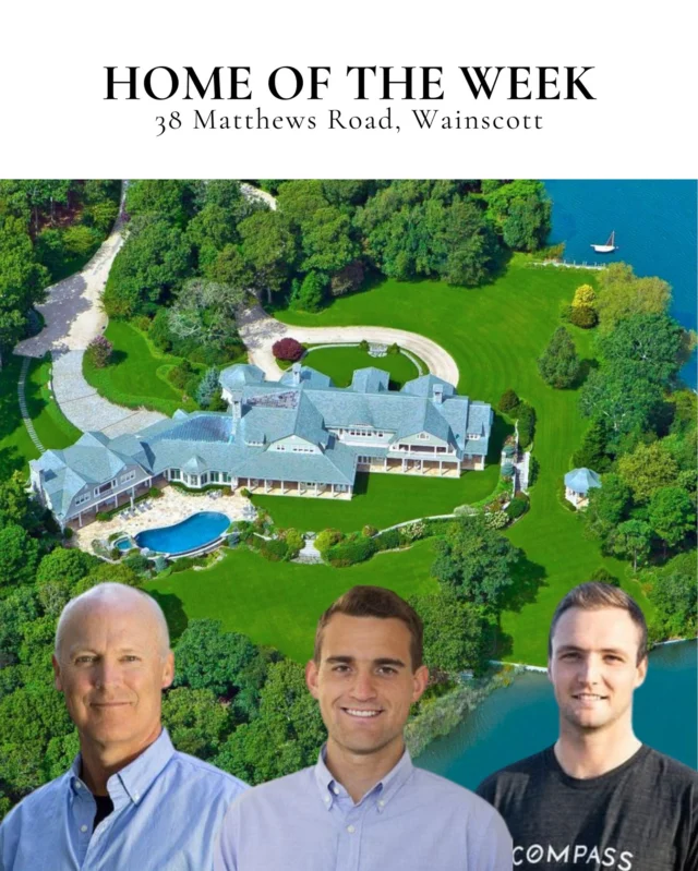 Set on a 25-acre± peninsula with over 2,000 feet of water frontage, Burnt Point is an extraordinary estate offering unmatched privacy and panoramic views across Georgica Pond to the Atlantic Ocean. With timeless interiors and thoughtfully designed spaces throughout, the home features an infinity-edge pool, private dock, tennis court, and multiple outdoor dining areas, creating a setting where every day feels like a retreat.

38 Matthews Road, Wainscott Represented by @petrieteam of @compass [link in bio]