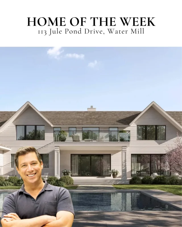 A new standard of coastal luxury in Water Mill 🌊 Located in the Fordune enclave with deeded ocean access, 113 Jule Pond Drive offers over 11,000± SF of curated living space designed for seamless indoor-outdoor living. From a full guest wing to the dramatic great room and 20’ x 50’ pool with spa, every element of this estate has been crafted for both refined entertaining and quiet retreat.

Represented by @JamesKPeyton of @TheCorcoranGroup