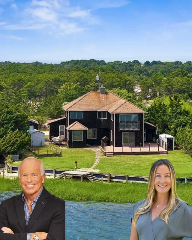 Waterfront tranquility meets timeless Hamptons charm 🌊 With 80 feet of direct frontage, this rare double-lot retreat in Lazy Point offers panoramic views, a private mooring, and effortless indoor-outdoor living across ±2,500 square feet. Whether you’re harvesting shellfish, hosting on the water-facing deck, or soaking in the stillness of a secluded beach, this is coastal living at its most serene.

90 Shore Drive East, Amagansett
Represented by @depersiahamptons & Danielle Wilson of @thecorcorangroup