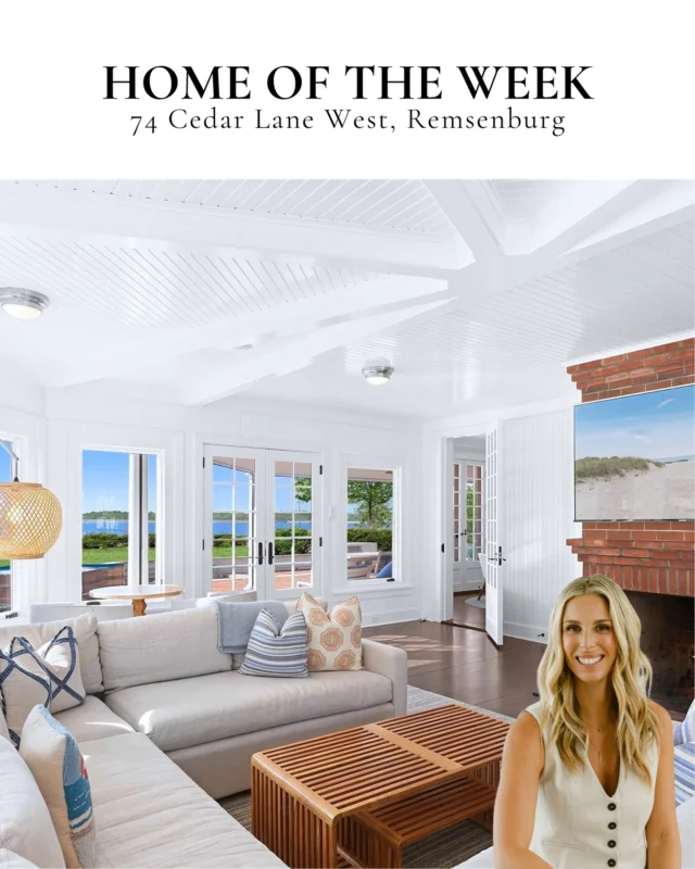 Waterfront grandeur in Remsenburg 🌊 This iconic 9 bedroom estate spans 4± acres of secluded, southwest-facing land with panoramic sunset views over Seatuck Cove and Moriches Bay. A former 19th-century hunting lodge, the main residence blends historic charm with modern comfort featuring a chef’s kitchen, sunroom, wine cellar, and luxe water-view primary suite. Beyond the home, enjoy a 4-bedroom guest house, a 5-car garage with car lifts, Har-Tru tennis courts, a boathouse, and 234 feet of bulkheaded frontage with a sandy beach and dock.

74 Cedar Lane West, Remsenburg
Represented by @laurenofthehamptons of @douglaselliman