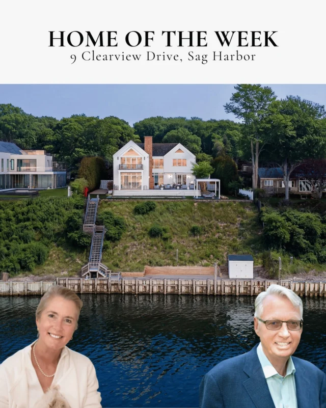 A waterfront home with sweeping bay views in Sag Harbor 🌊 Spanning three finished levels, this contemporary residence offers light-filled interiors with walls of glass, a chef’s kitchen, multiple living spaces, and a primary suite overlooking the water. A heated pool and spa, mahogany deck, outdoor kitchen, and beautifully landscaped grounds extend the home outdoors, while a private staircase provides direct access to the bay.

9 Clearview Drive, Sag Harbor
Represented by @marthagundersenluxurybroker & @paulbrennanrealestate of @douglaselliman