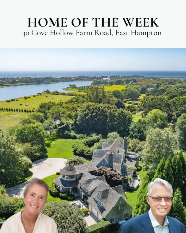 Set within East Hampton's coveted Georgica Estate Section, this timeless residence blends classic architecture with resort-style living ☀️ Offering more than 7,200± square feet, the home features gracious entertaining spaces, six bedrooms, soaring ceilings, and a chef's kitchen designed for everyday comfort and hosting alike. A heated Gunite pool with waterfall, sunken tennis court, pool house, and beautifully landscaped grounds complete this exceptional Hamptons retreat.⁠
⁠
30 Cove Hollow Farm Road, East Hampton⁠
Represented by @marthagundersenluxurybroker & @paulbrennanrealestate of @douglaselliman