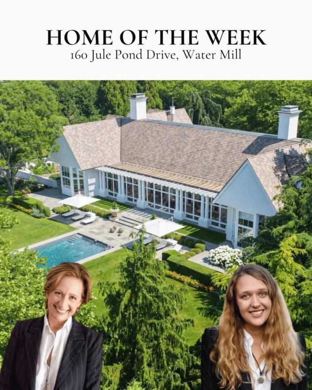 Private ocean access and timeless design define this beautifully renovated Water Mill estate 🌊 Set within the exclusive gated community of Fordune, the residence offers over 8,000 square feet of thoughtfully curated living space with elegant entertaining areas, a first-floor primary suite, and warm, understated interiors. A heated gunite pool, expansive stone terraces, French-inspired gardens, and park-like grounds bordering protected reserve create an exceptional Hamptons retreat.

160 Jule Pond Drive, Water Mill
Represented by @michaela.keszler & @paulina.keszler of @sirhamptons