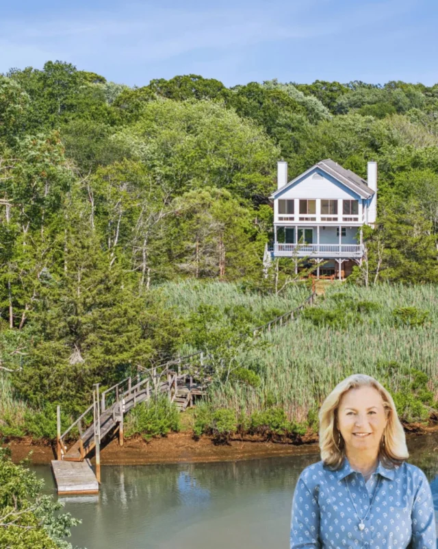 Tucked away on 1.6 private acres, this Sag Harbor Village home offers a peaceful waterfront setting with ever-changing views of the cove 🌿 The three-bedroom residence features a wood-burning fireplace, glass-enclosed sunroom, and covered deck overlooking the water. A heated Endless Pool, private dock, waterside seating area, and winding nature trails create a secluded retreat within easy reach of Main Street.

1331 Brick Kiln Road, Sag Harbor
Represented by @traci1923